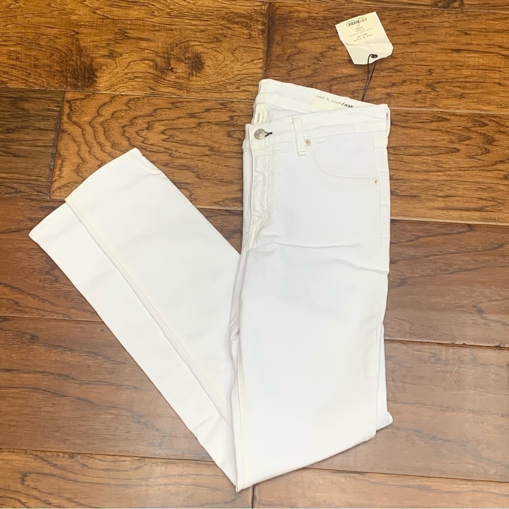 Rag & bone white‎ skinny denim jeans